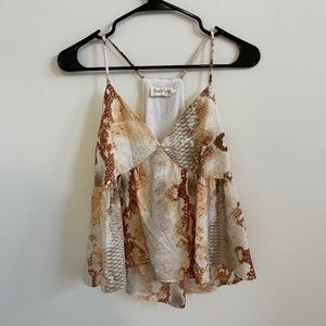 Snakeprint cami tank